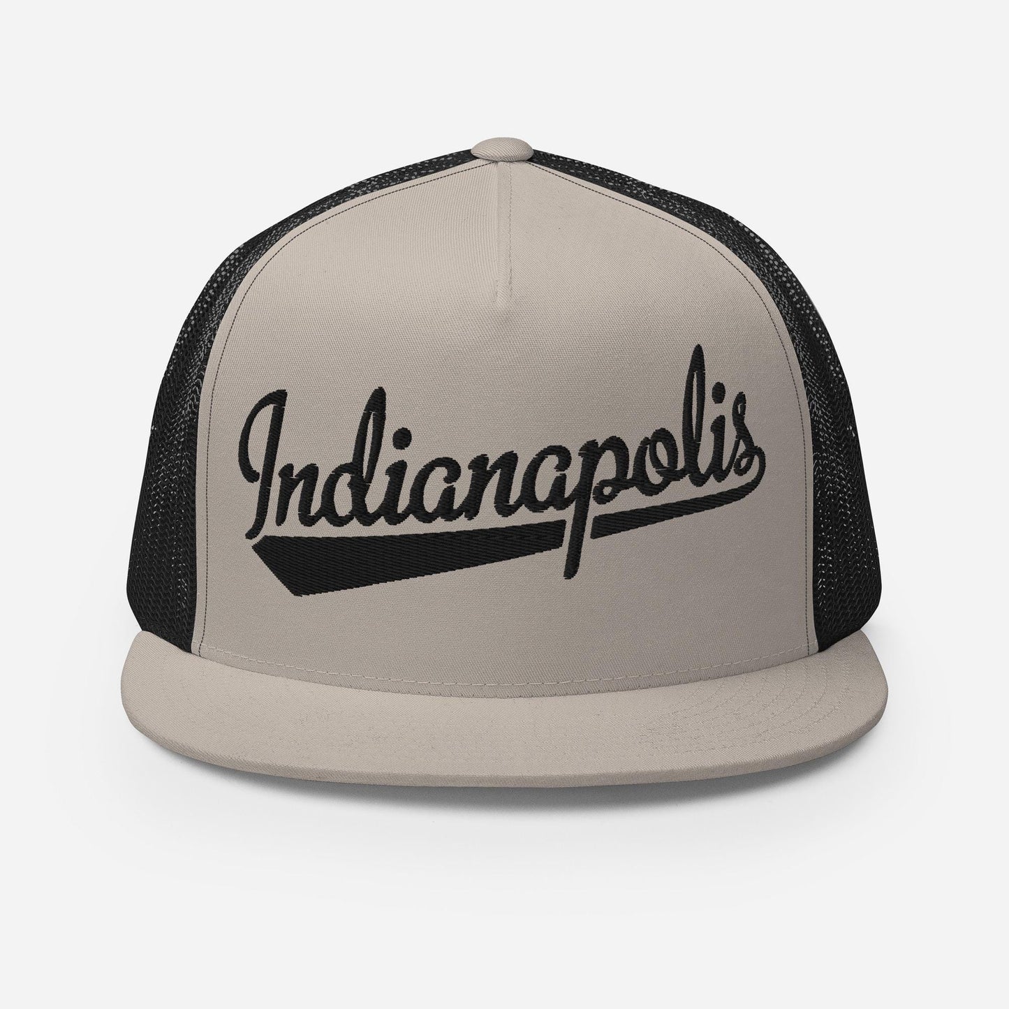 Indianapolis Snapback Trucker Hat - Five Panel Cap With Mesh Back & Flat Bill Snapback