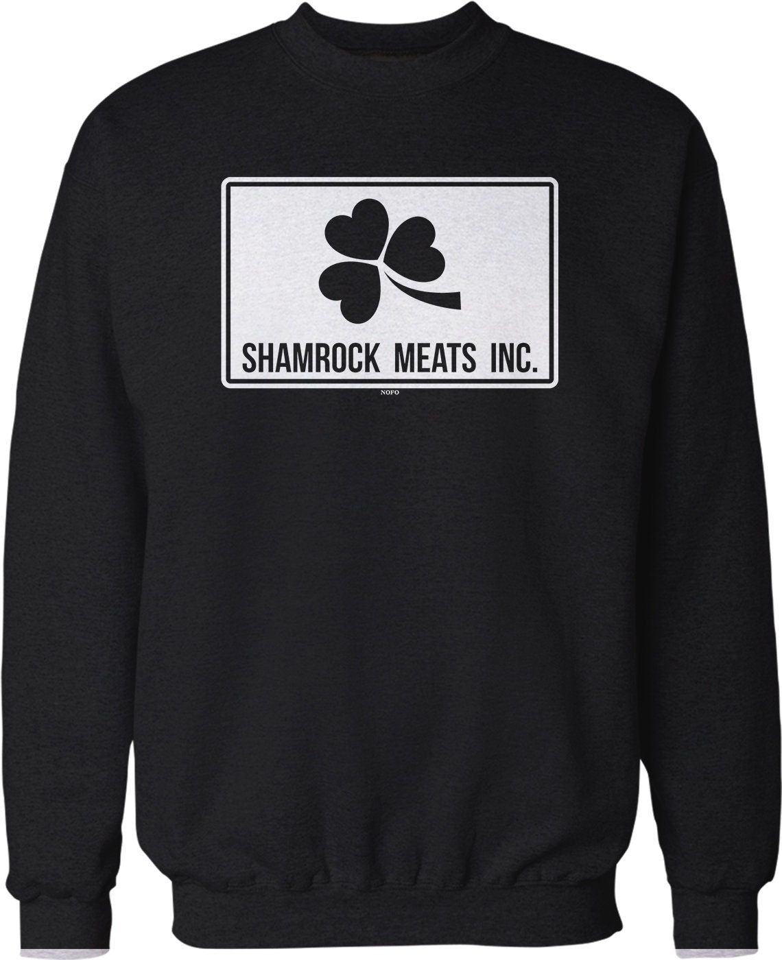 Shamrock Meats Inc Crew Neck Sweatshirt - Authentic Philly Pride Apparel | Classic Boxing Style