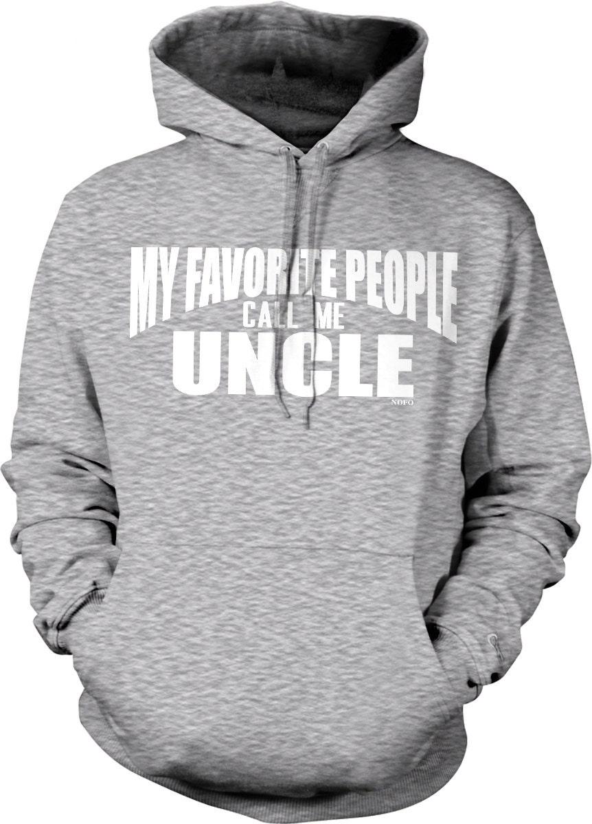 Uncle Hooded Sweatshirt – Cozy Cotton Blend Hoodie With Double Ply Hood Design