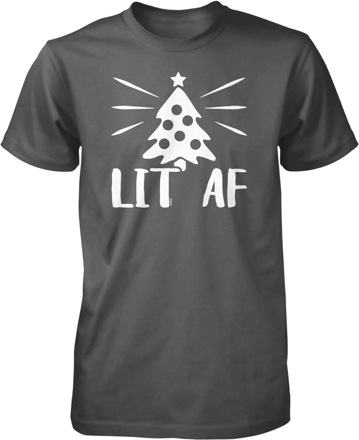 Christmas Tree T-Shirt - Men's Holiday Shirt | Durable Casual Wear Tee